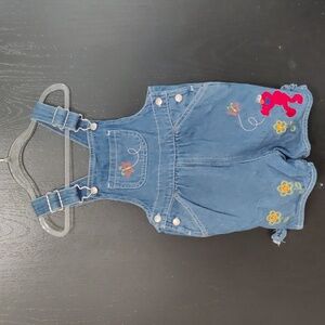 Vintage Sesame Street Elmo short overalls